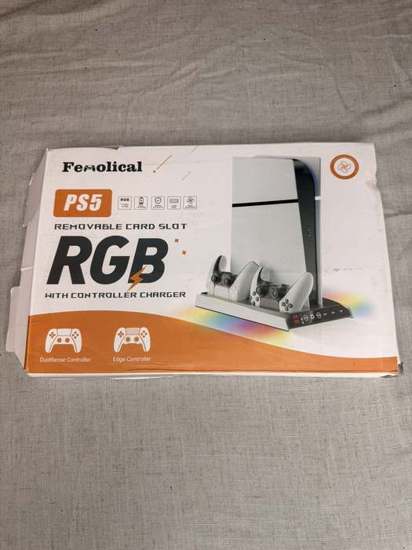 Femolical PS5 RGB Stand + Controller Charger