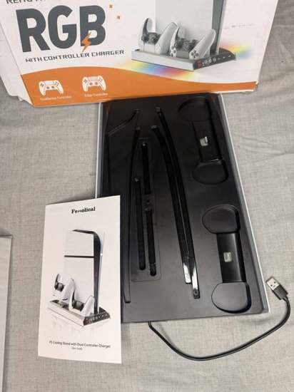 Femolical PS5 RGB Stand + Controller Charger