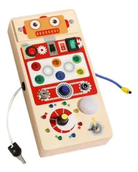 Orange Robot Busy Board
