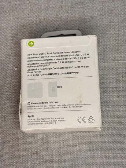 Apple 35W doble entrada USB-C