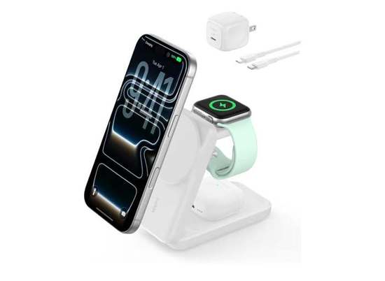 3-in-1 Magnetic Wireless Charging Station 5000mAh