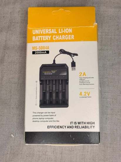 Universal Li-Ion Battery Charger (MS-5D84A)