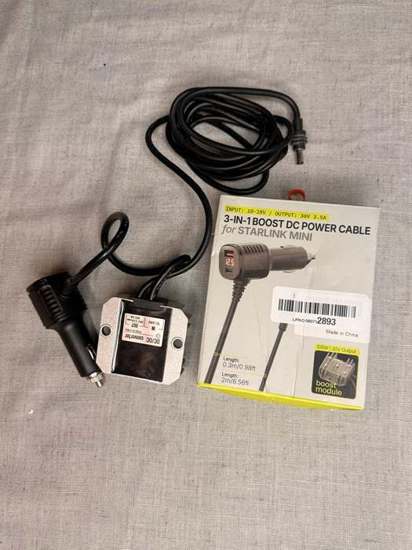 Starlink 3-in-1 Boost DC Power Cable