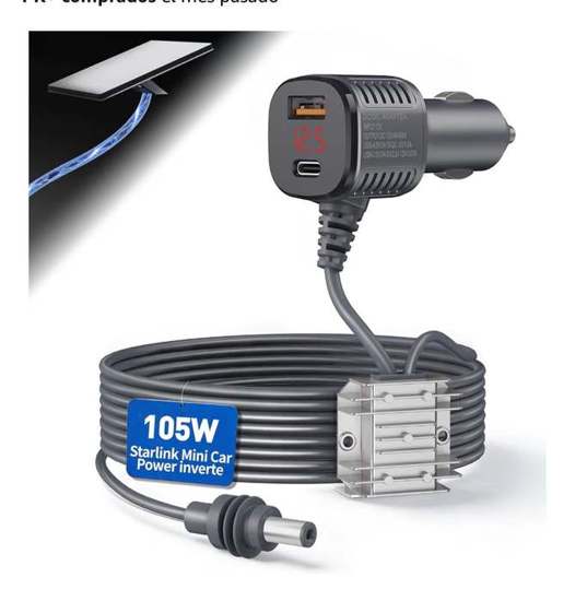 Starlink 3-in-1 Boost DC Power Cable
