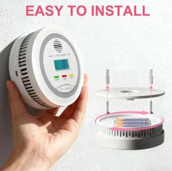 MEKEMOL Smoke & CO Alarm (SC01)